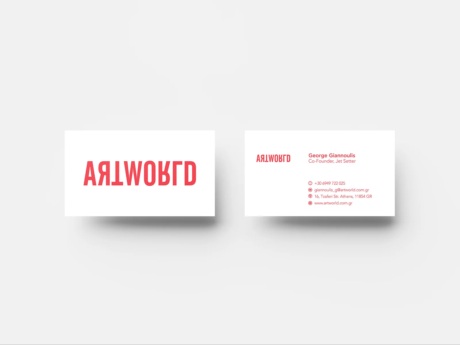 Artworld — business cards