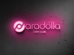 hellodesign-paradolla-cafe-logotype-neon-glow