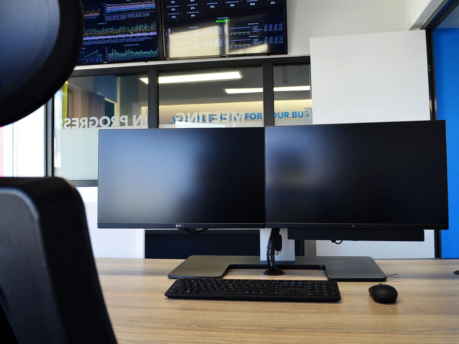 CTO workstation at the Voiceland offices