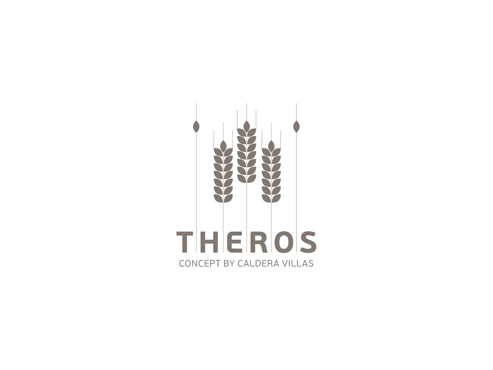 Theros Concept — wheat emblem above the Theros wordmark