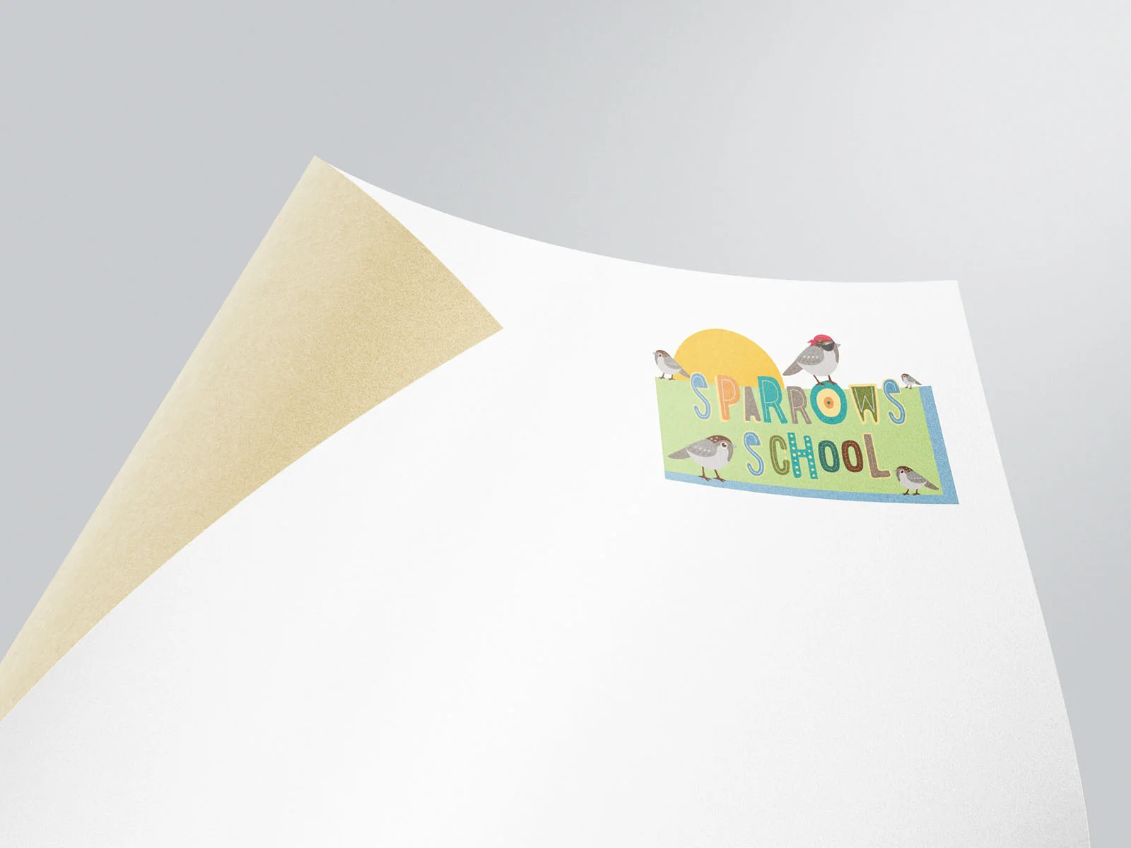 Sparrows School — letterhead