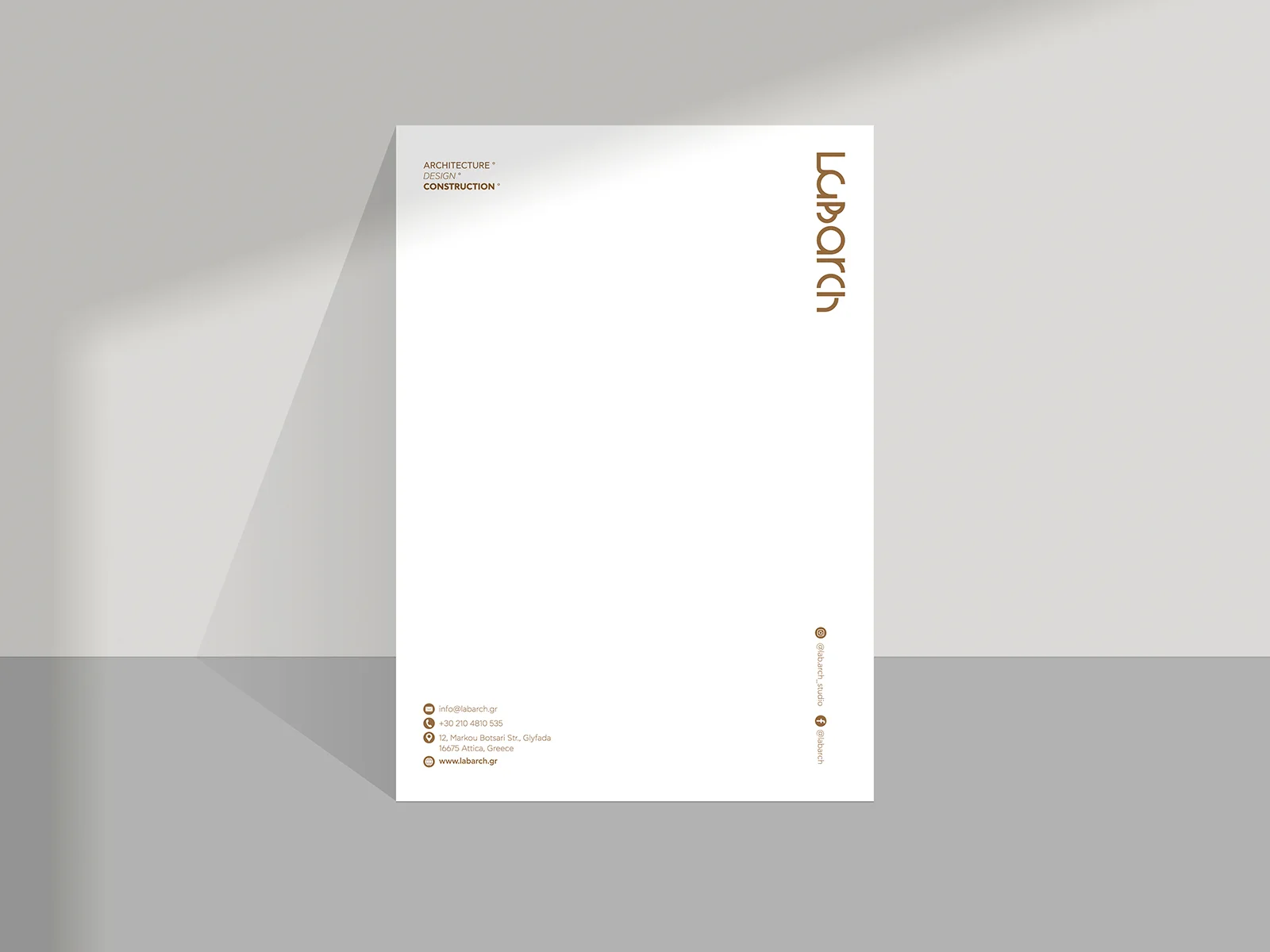 Labarch — letterhead