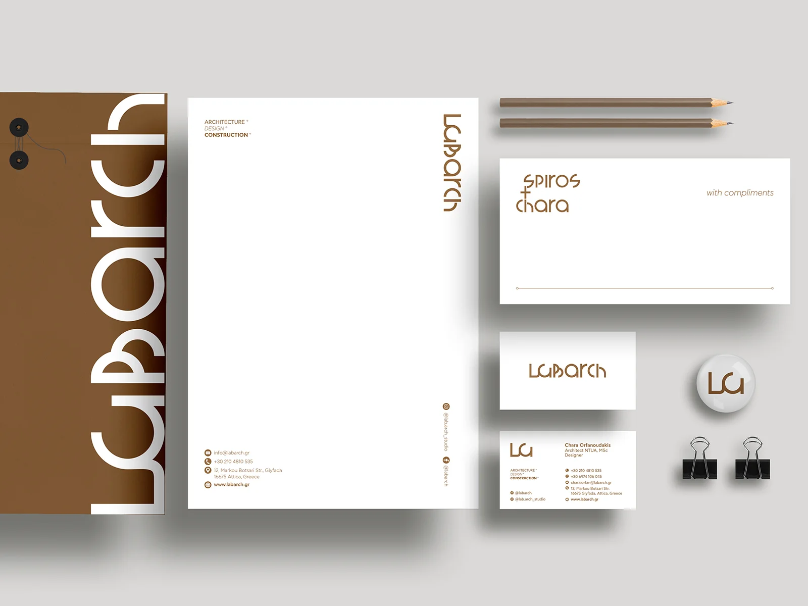 Labarch — stationery set
