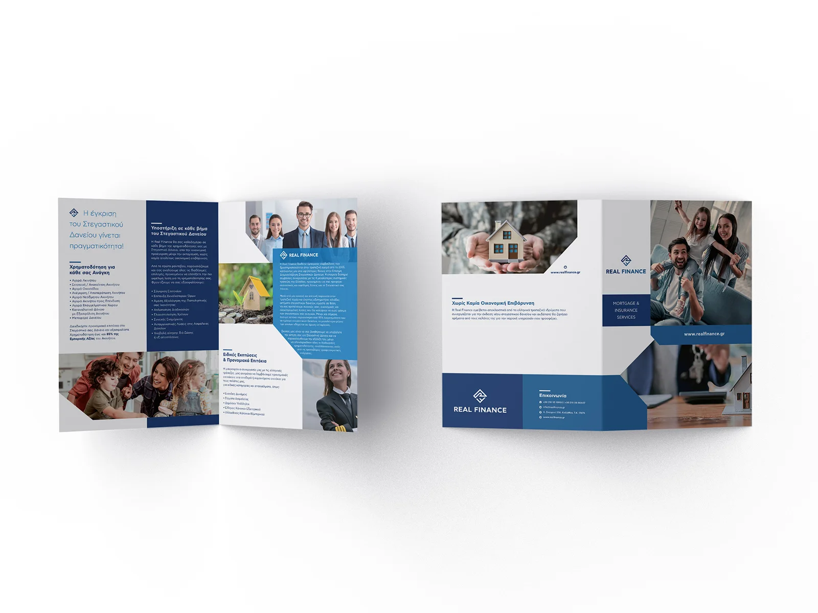 Real Finance — brochure layout