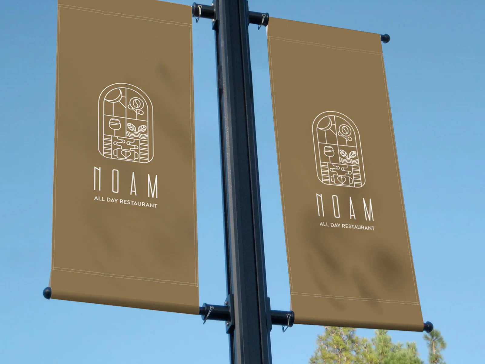NOAM All Day Restaurant — banner design