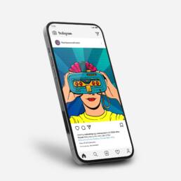 Retroverse digital identity concept displayed on a smartphone